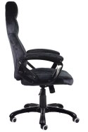 Fotel obrotowy do biurka SPIDER BLACK ALCANTARA
