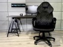 Fotel obrotowy do biurka SPIDER BLACK ALCANTARA