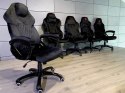 Fotel obrotowy do biurka SPIDER BLACK ALCANTARA