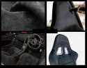 Fotel obrotowy do biurka SPIDER BLACK ALCANTARA
