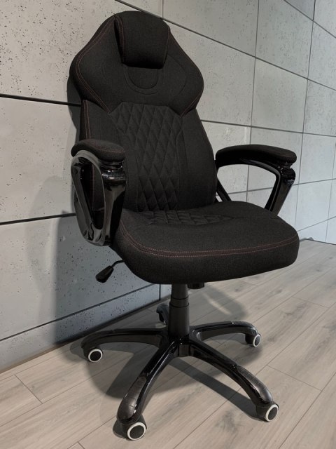 Fotel obrotowy do biurka SPIDER BLACK FABRIC SPC Fotel obrotowy do biurka SPIDER BLACK FABRIC SPC