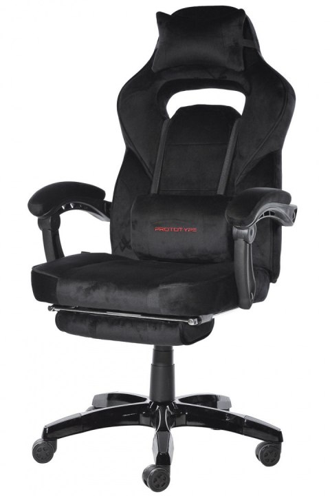 Fotel obrotowy do biurka TITAN BLACK ALCANTARA PRO Fotel obrotowy do biurka TITAN BLACK ALCANTARA PRO
