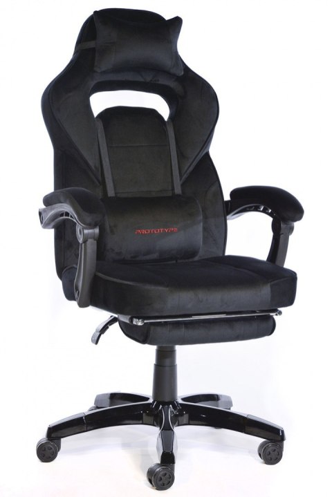 Fotel obrotowy do biurka TITAN BLACK ALCANTARA PRO Fotel obrotowy do biurka TITAN BLACK ALCANTARA PRO