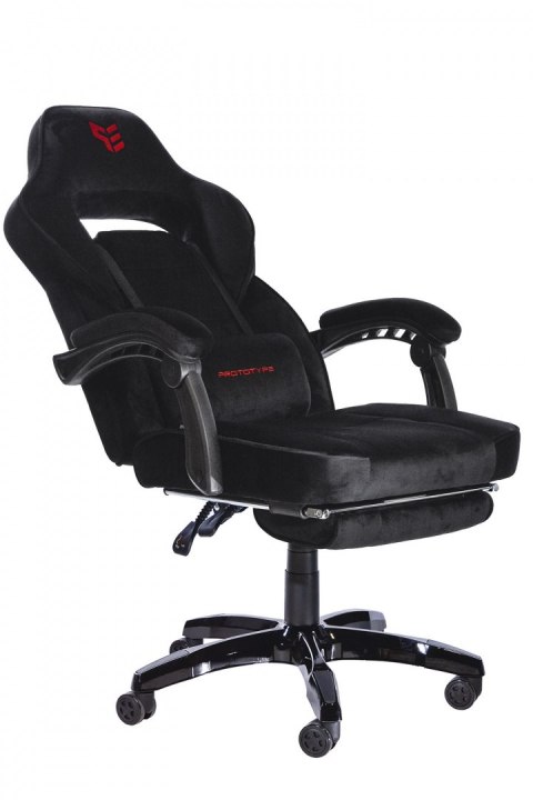 Fotel obrotowy do biurka TITAN BLACK ALCANTARA PRO Fotel obrotowy do biurka TITAN BLACK ALCANTARA PRO