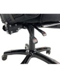 Fotel obrotowy do biurka TITAN BLACK ALCANTARA PRO