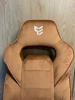 Fotel obrotowy do biurka TITAN BROWN ALCANTARA PRO