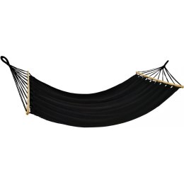 HAMAK OGRODOWY 1 OSOBOWY 200X100CM Z DRĄŻKIEM 1064055 ANTRACYT