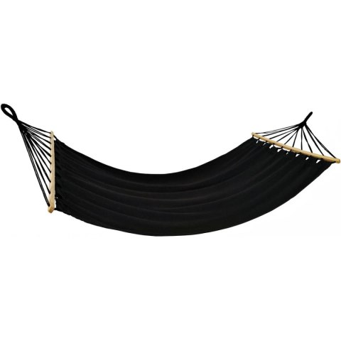 HAMAK OGRODOWY 1 OSOBOWY 200X100CM Z DRĄŻKIEM 1064055 ANTRACYT
