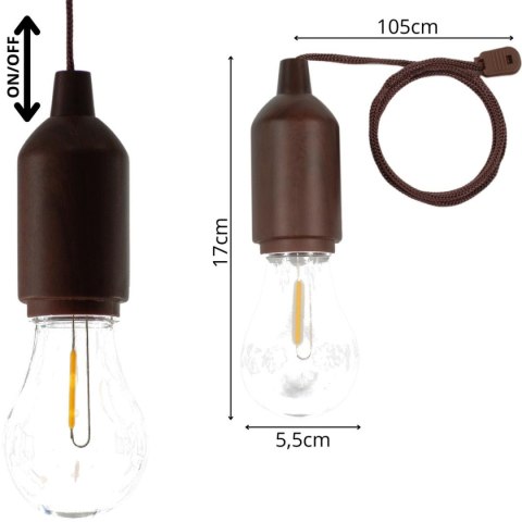 LAMPA ŻARÓWKA KEMPINGOWA TURYSTYCZNA NA BATERIE REDCLIFFS WZÓR 1 LAMPA ŻARÓWKA KEMPINGOWA TURYSTYCZNA NA BATERIE REDCLIFFS WZÓR 1