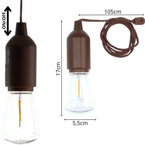 LAMPA ŻARÓWKA KEMPINGOWA TURYSTYCZNA NA BATERIE REDCLIFFS WZÓR 2 LAMPA ŻARÓWKA KEMPINGOWA TURYSTYCZNA NA BATERIE REDCLIFFS WZÓR 2