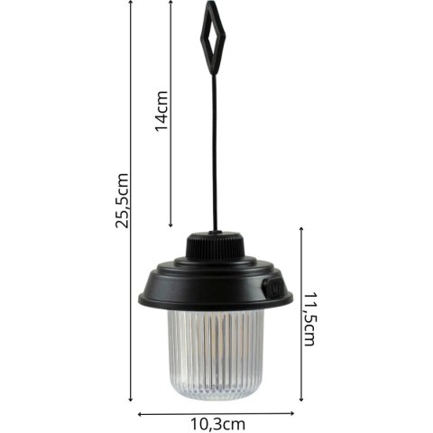 LATARKA LAMPA CAMPING USB 3 RODZAJE ŚWIATŁA REDCLIFFS CZARNY LATARKA LAMPA CAMPING USB 3 RODZAJE ŚWIATŁA REDCLIFFS CZARNY
