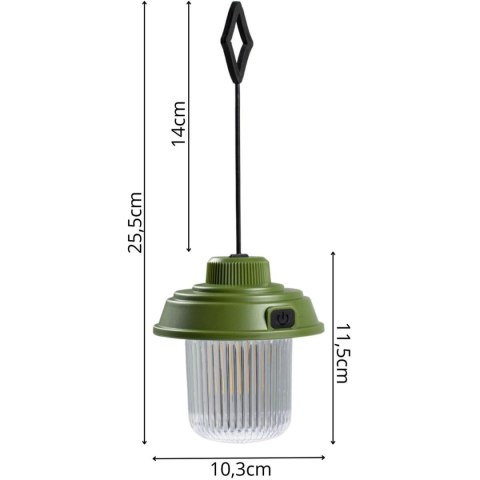 LATARKA LAMPA CAMPING USB 3 RODZAJE ŚWIATŁA REDCLIFFS KHAKY LATARKA LAMPA CAMPING USB 3 RODZAJE ŚWIATŁA REDCLIFFS KHAKY