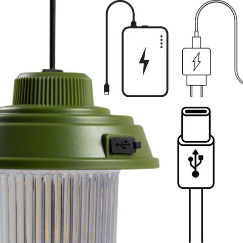 LATARKA LAMPA CAMPING USB 3 RODZAJE ŚWIATŁA REDCLIFFS KHAKY LATARKA LAMPA CAMPING USB 3 RODZAJE ŚWIATŁA REDCLIFFS KHAKY