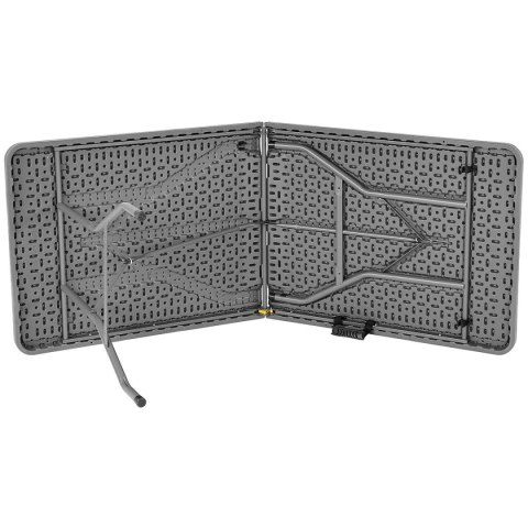 STÓŁ CATERINGOWY SKŁADANY W WALIZKĘ 180x70CM MAX.100KG SZARY STÓŁ CATERINGOWY SKŁADANY W WALIZKĘ 180x70CM MAX.100KG SZARY